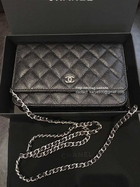 woc chanel size|chanel wallet on chain measurements.